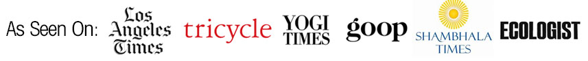 Los Angeles Times, Tricycle, Yogi Times, Shambhala Times, The Ecologist and Goop